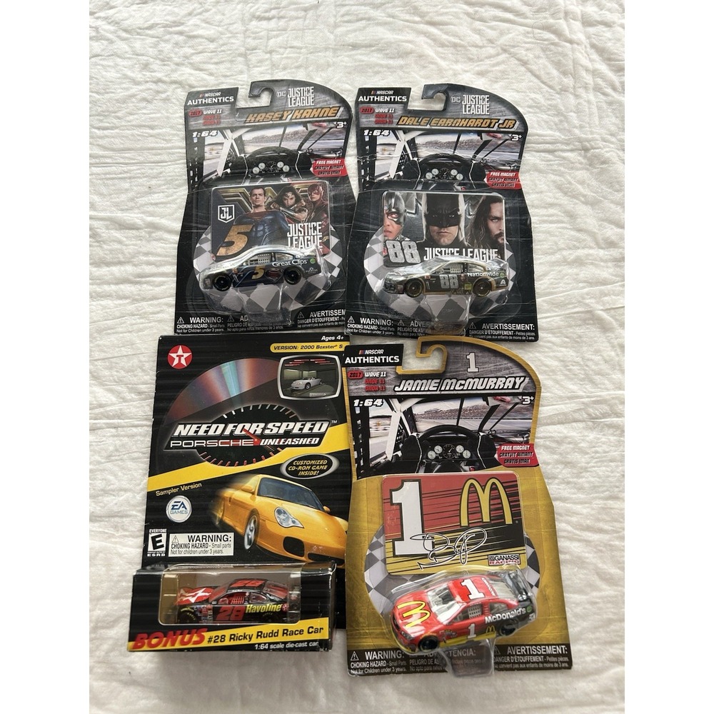 Lot Of NIP NASCAR Authentics (3) And Texaco Need For Speed (1)